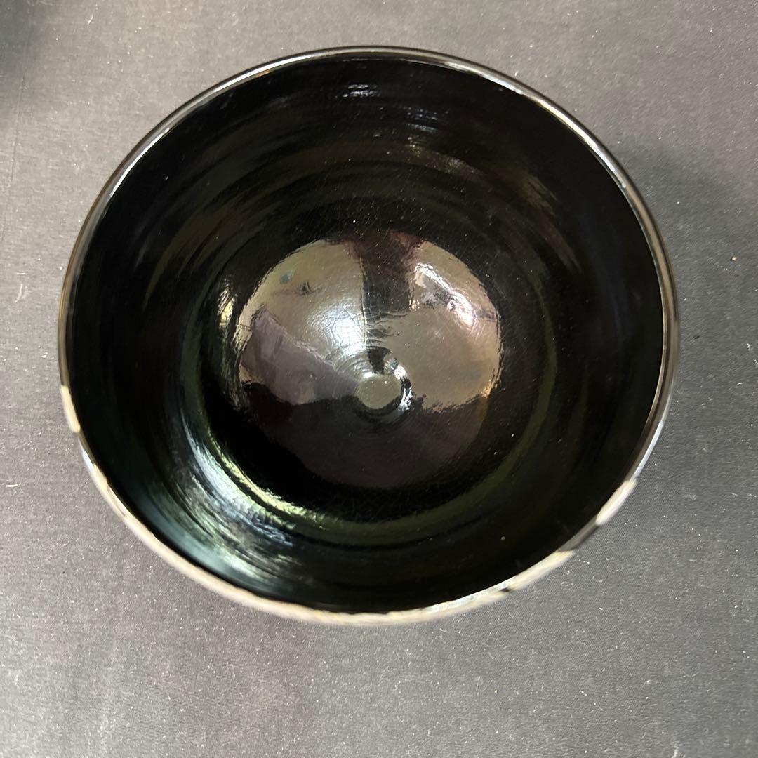 J04 送料無料　茶碗　竹　抹茶碗　茶道具　茶道　工芸品　木箱