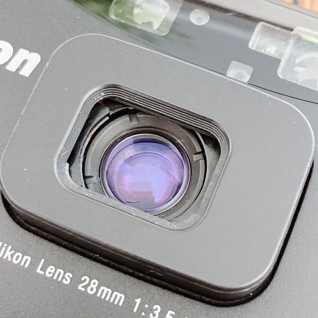 【動作品】Nikon ニコンAF600 QD コンパクトフィルムカムラ