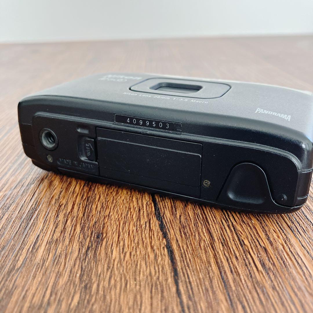 【動作品】Nikon ニコンAF600 QD コンパクトフィルムカムラ