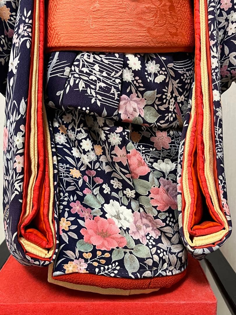 髪飾り付き市松人形 56cm