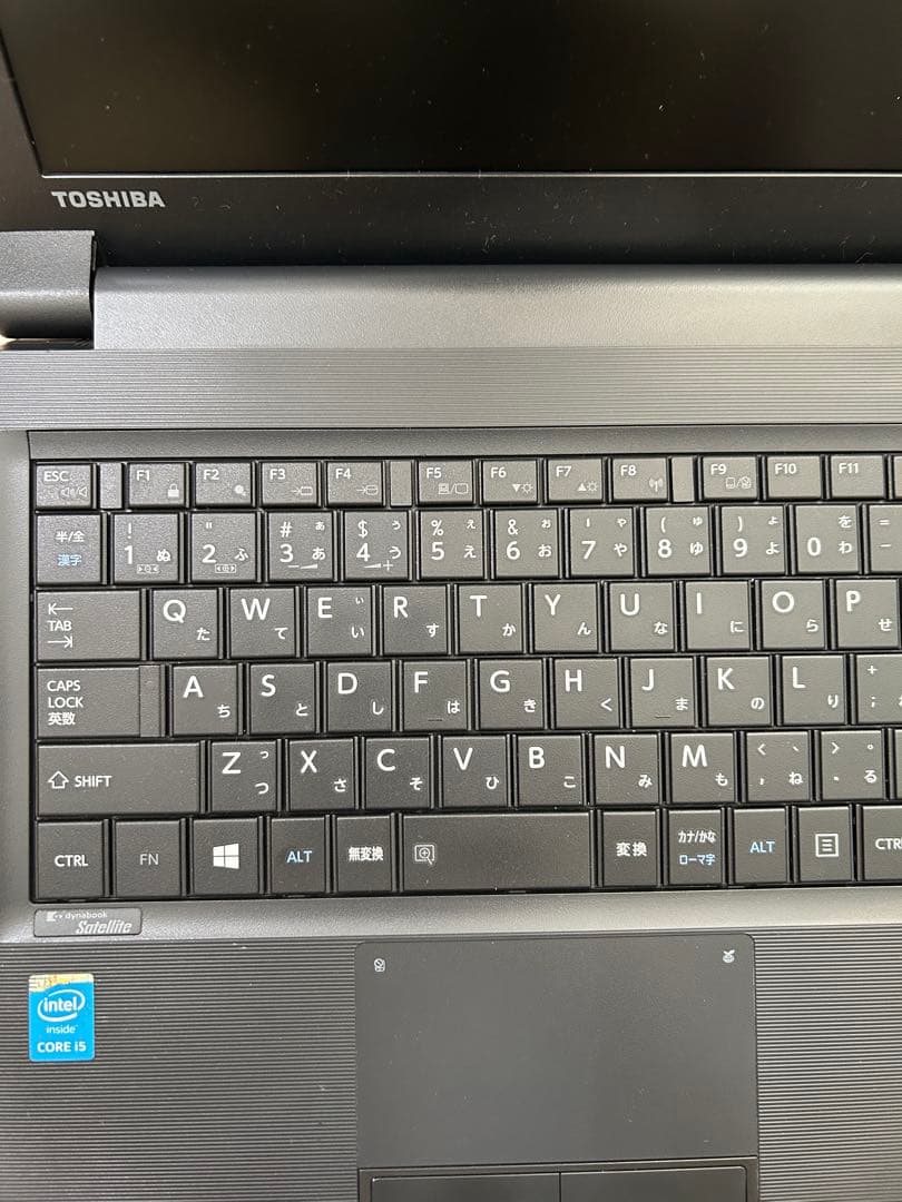 【中古品】15.6インチ　TOSHIBAノートパソコン