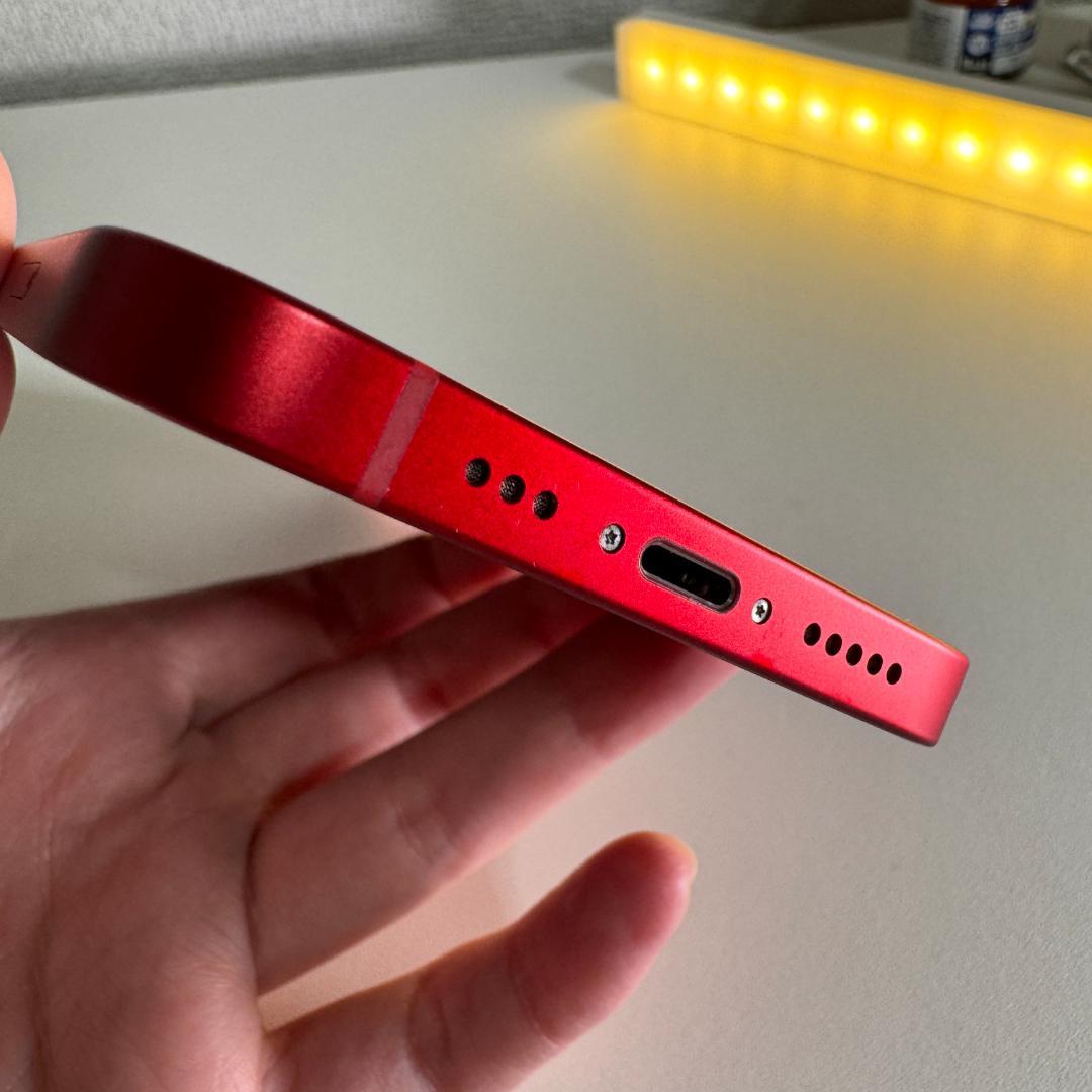 iPhone13 128GB RED SIMフリー バッテリー78%