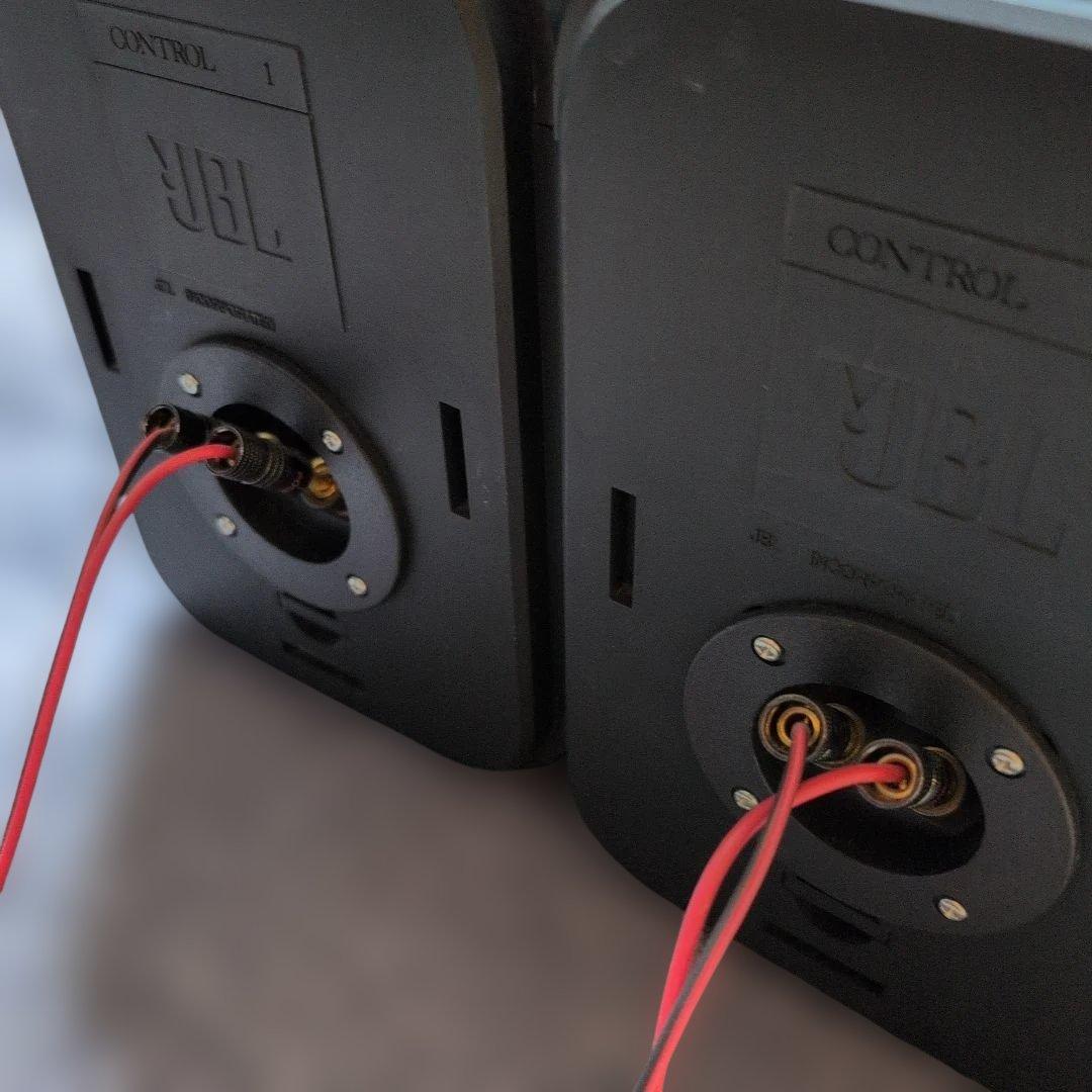 JBL CONTROL 1 スピーカー　バナナプラグ仕様　音出し確認済み