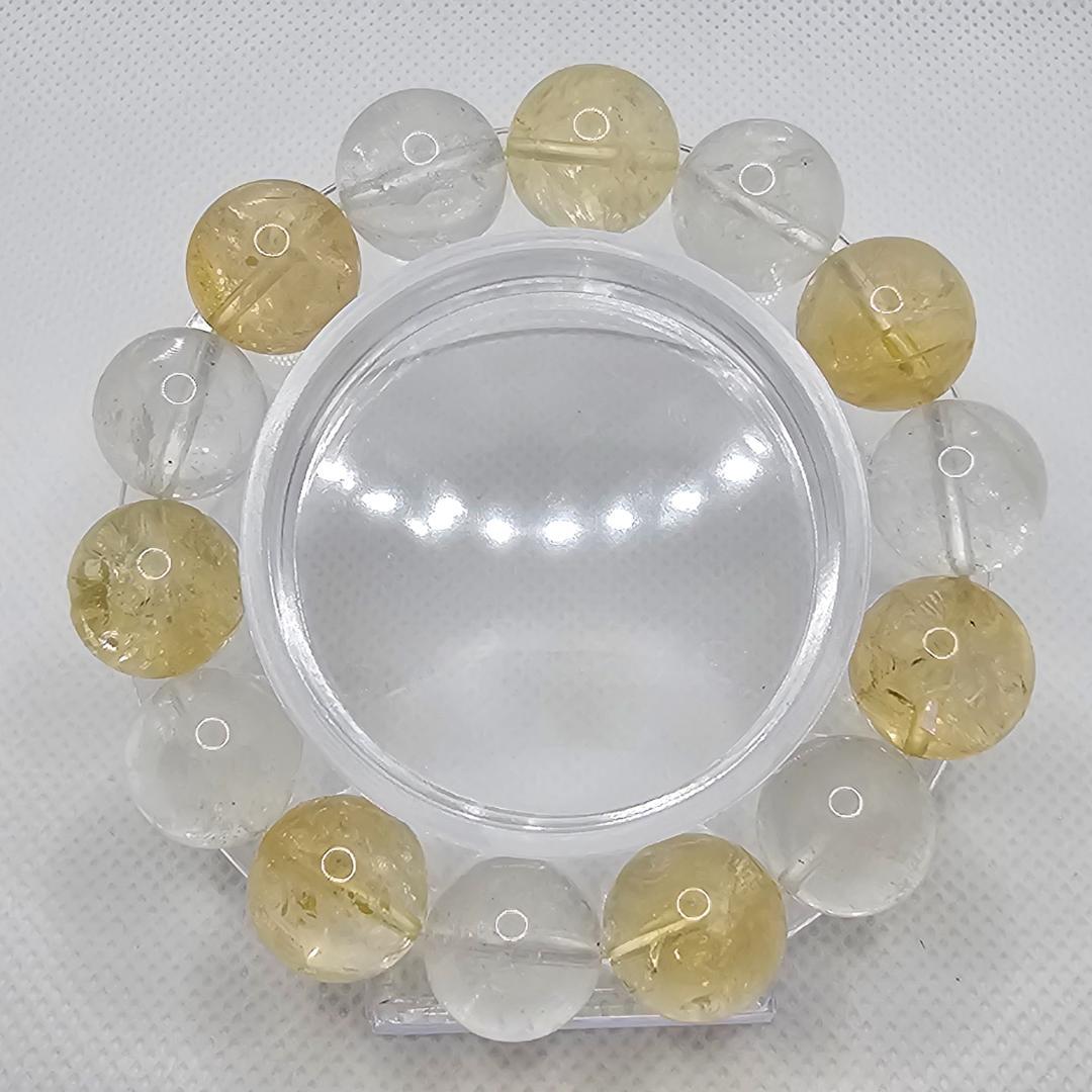 ゴールドシルバー ブレスレット【大玉14mm】