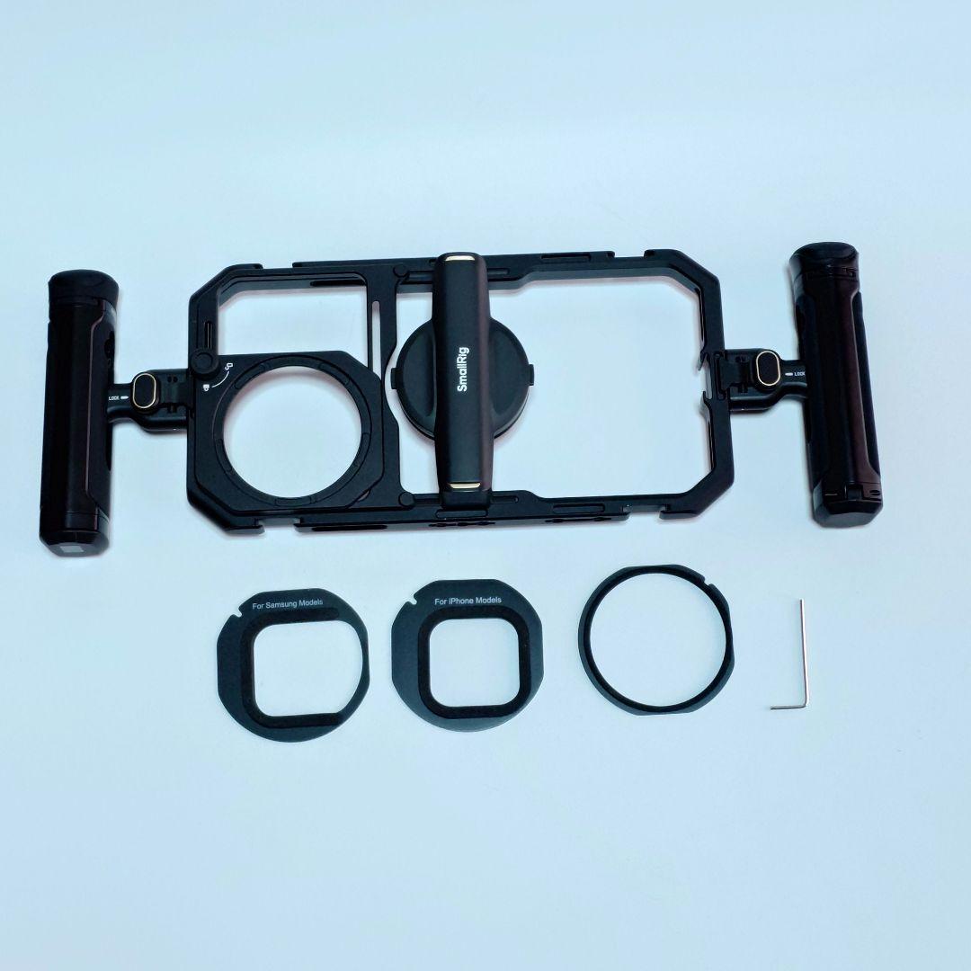 SmallRig スマートフォン用カメラケージ フィルターアダプター付き