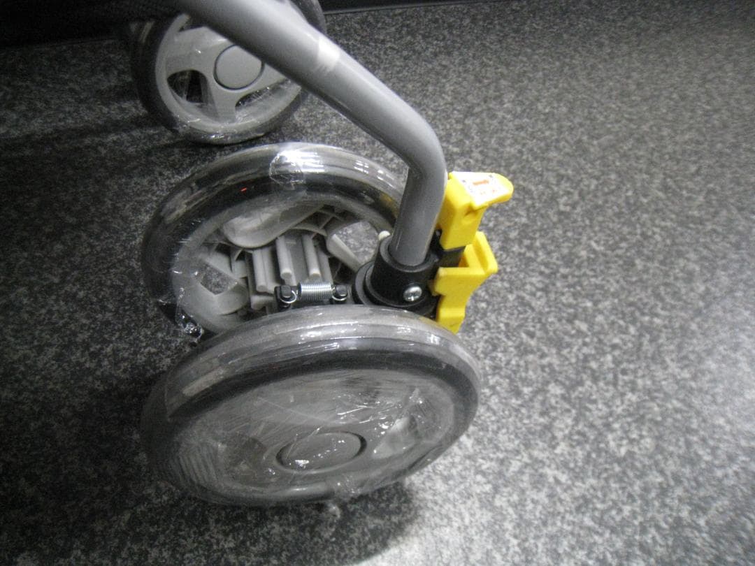 島製作所　シンフォニースリムSP 花柄紺　シルバーカー　②