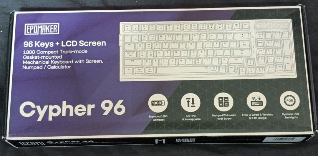 [新品] EPOMAKER Cypher 96 ワイヤレスゲーミングキーボード