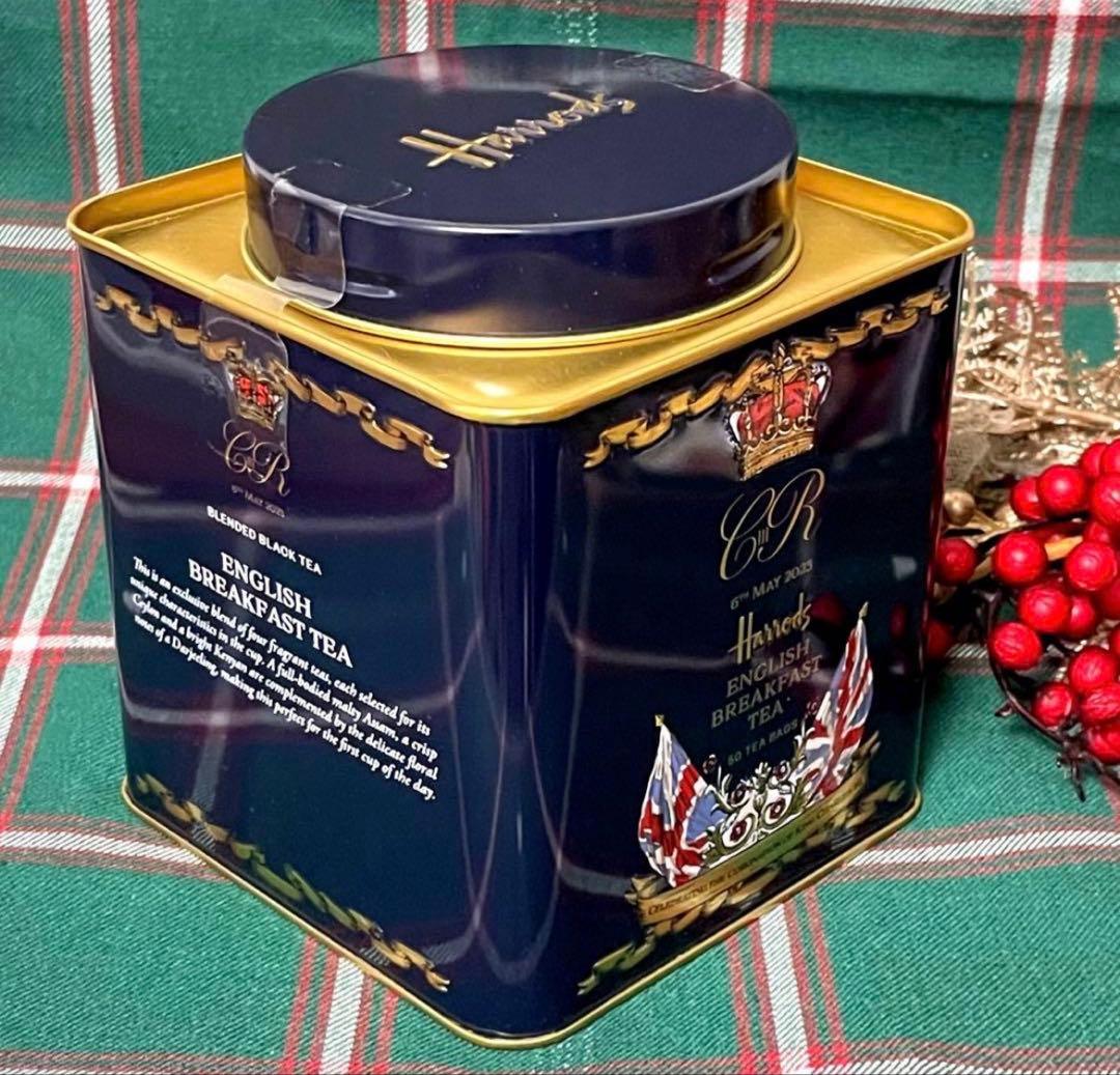 Harrods ハロッズ 紅茶　チャールズ国王の戴冠記　ロイヤル　紅茶