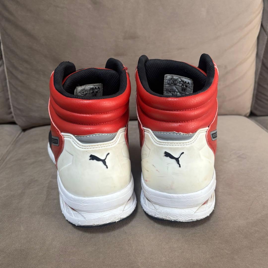 Puma BOA 安全靴 DISC Lacing System レッド 28