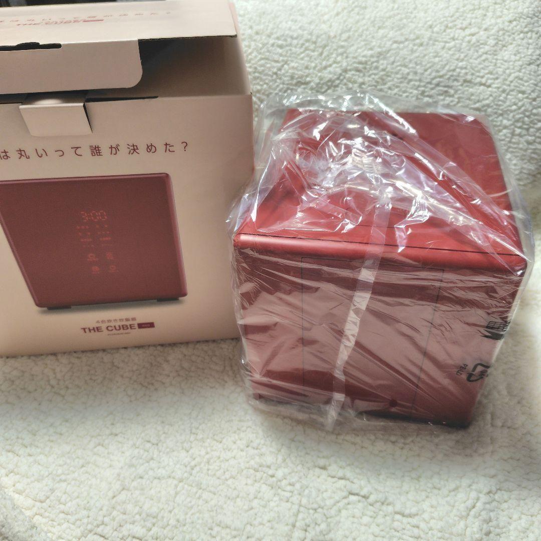 THE CUBE 炊飯器 ４合炊き レッド色『新品』