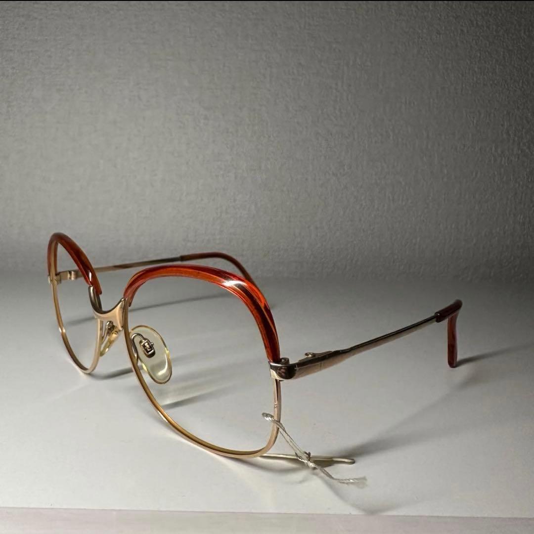 70s VINTAGE RODENSTOCK 10K 金張り メガネフレーム高級