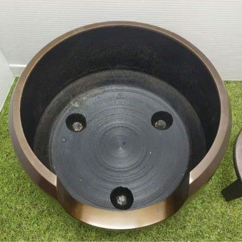 ❇️茶道具 風炉 風炉釜 唐銅製 三つ足 火鉢 工芸品 風呂釜 昇雲