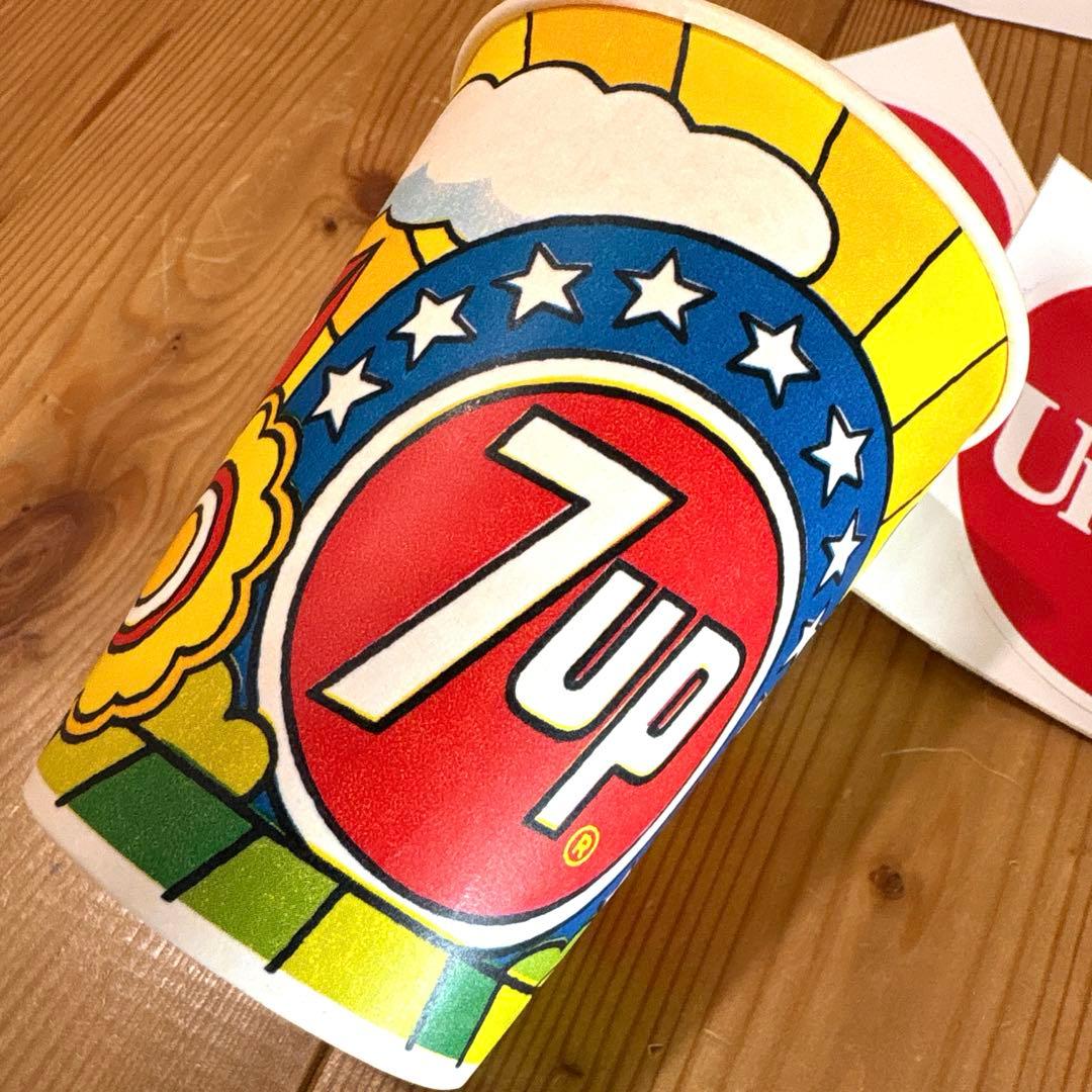 60/70年代　セブンアップ　7up オルゴール　ミュージックボックス　紙コップ