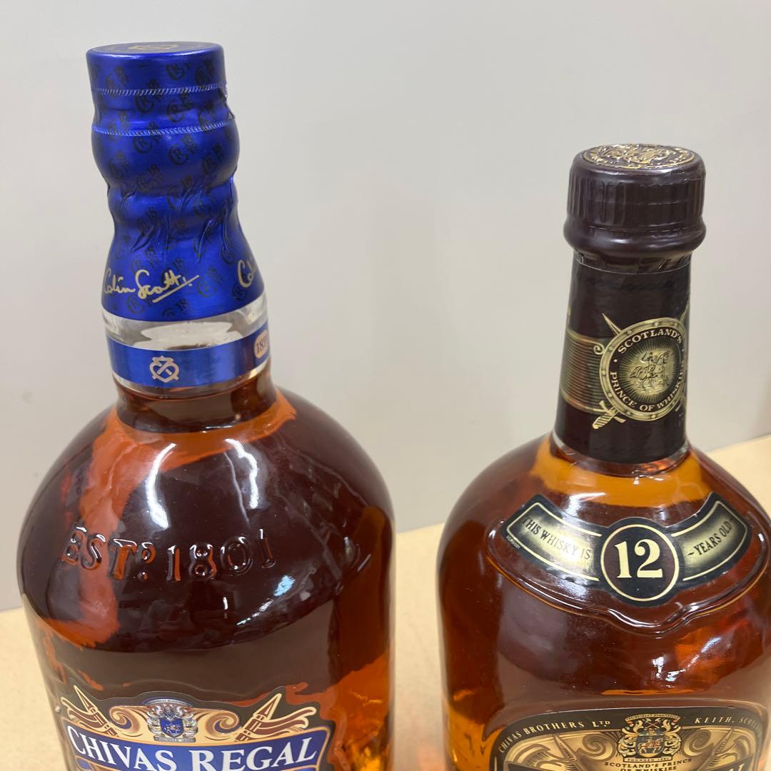 【未開栓】シーバスリーガル 18年12年 大容量 1000ml 2本 箱付き