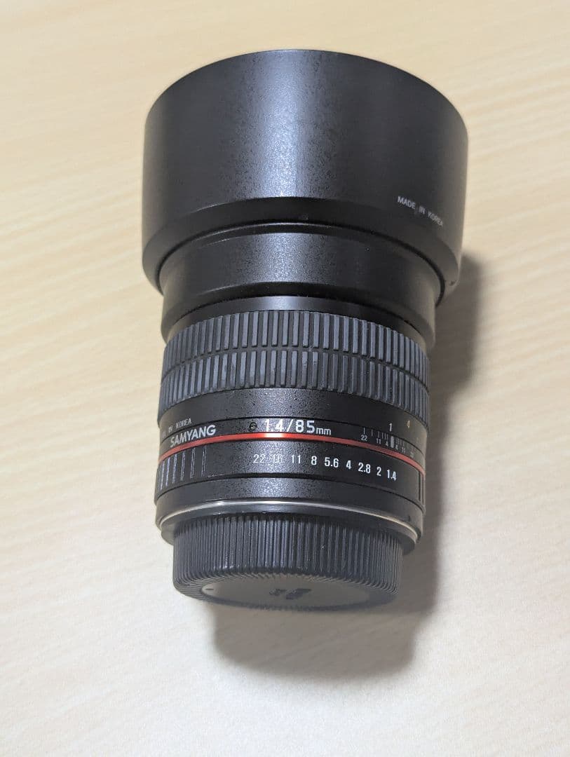 SAMYANG F1.4/85mm 単焦点レンズ