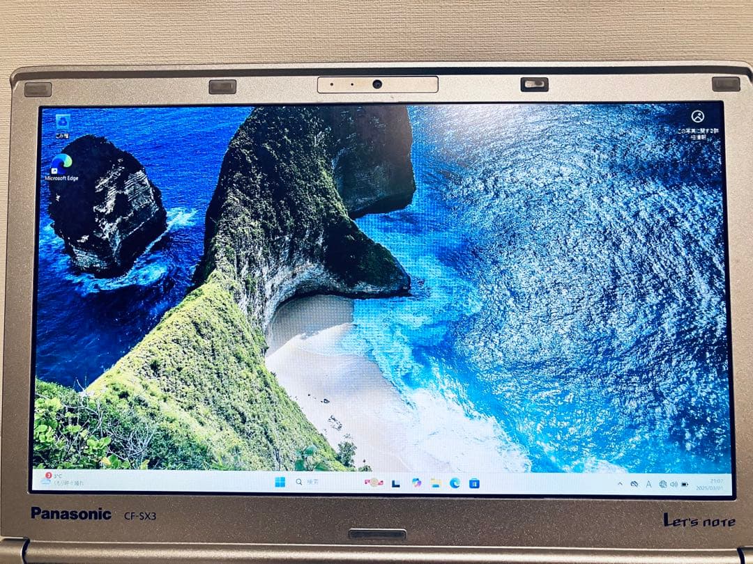 Let's note CF-SX 3/Core i5/メモリ8GB/SSD1TB
