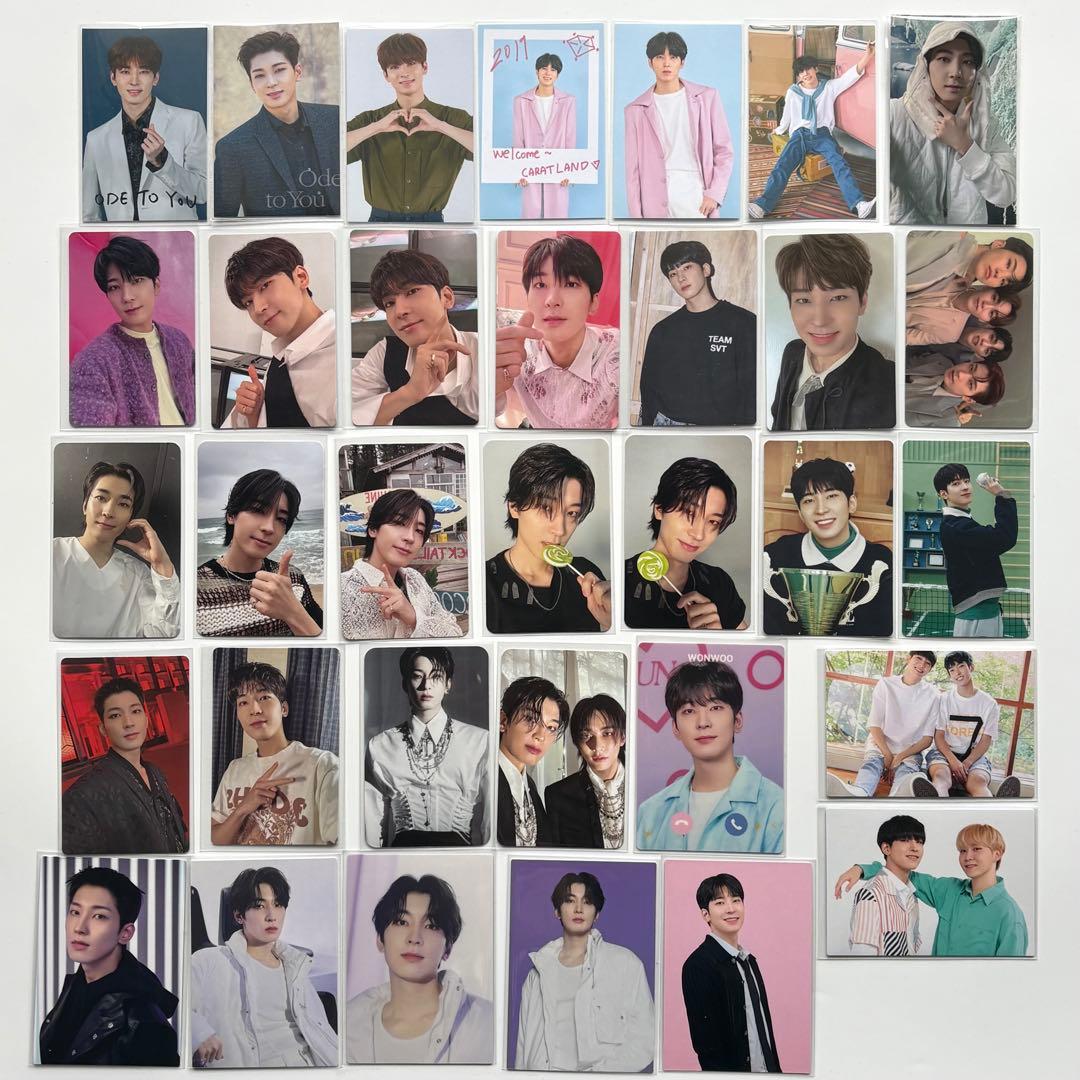 seventeen 缶バッジ　ワッペン　ideal cut アクスタ　ウォヌ