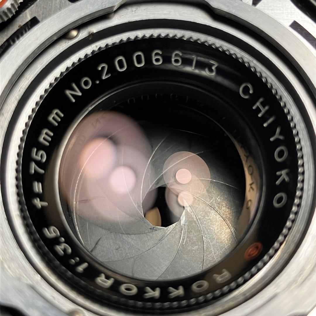 整備済 実用品 MINOLTA Autocord 二眼レフ フィルムカメラ