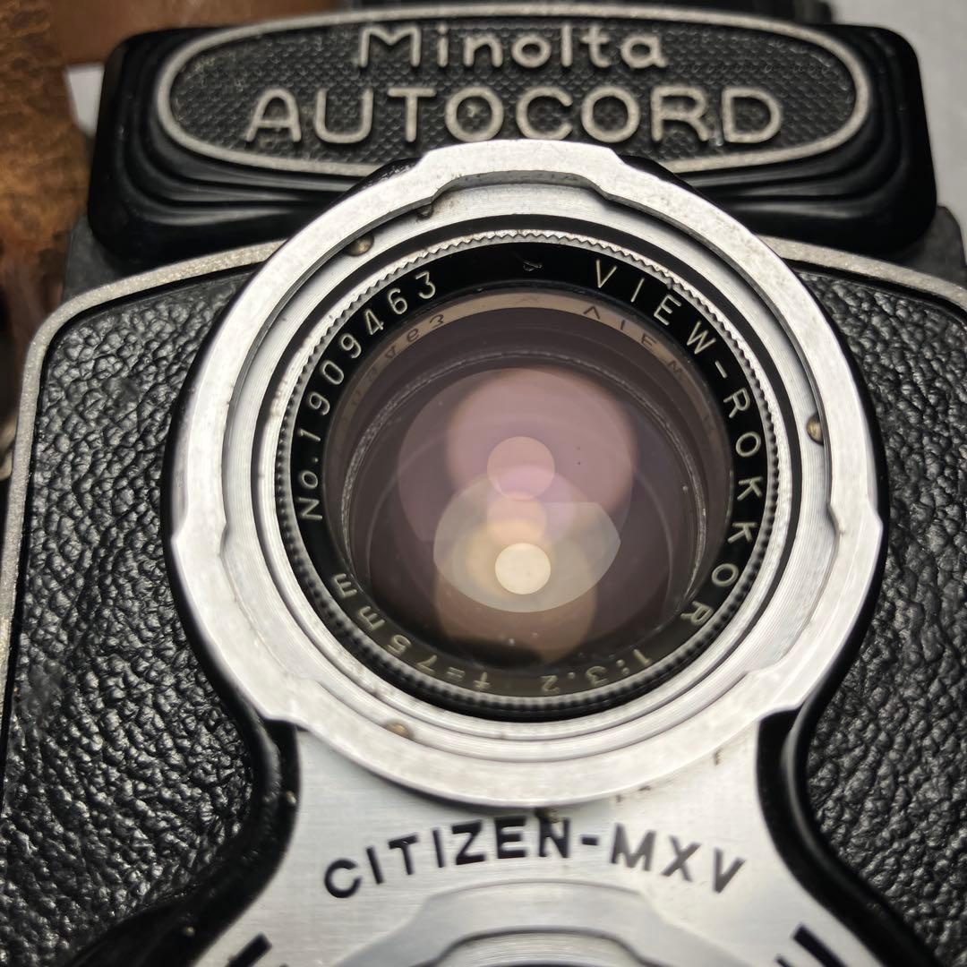 整備済 実用品 MINOLTA Autocord 二眼レフ フィルムカメラ