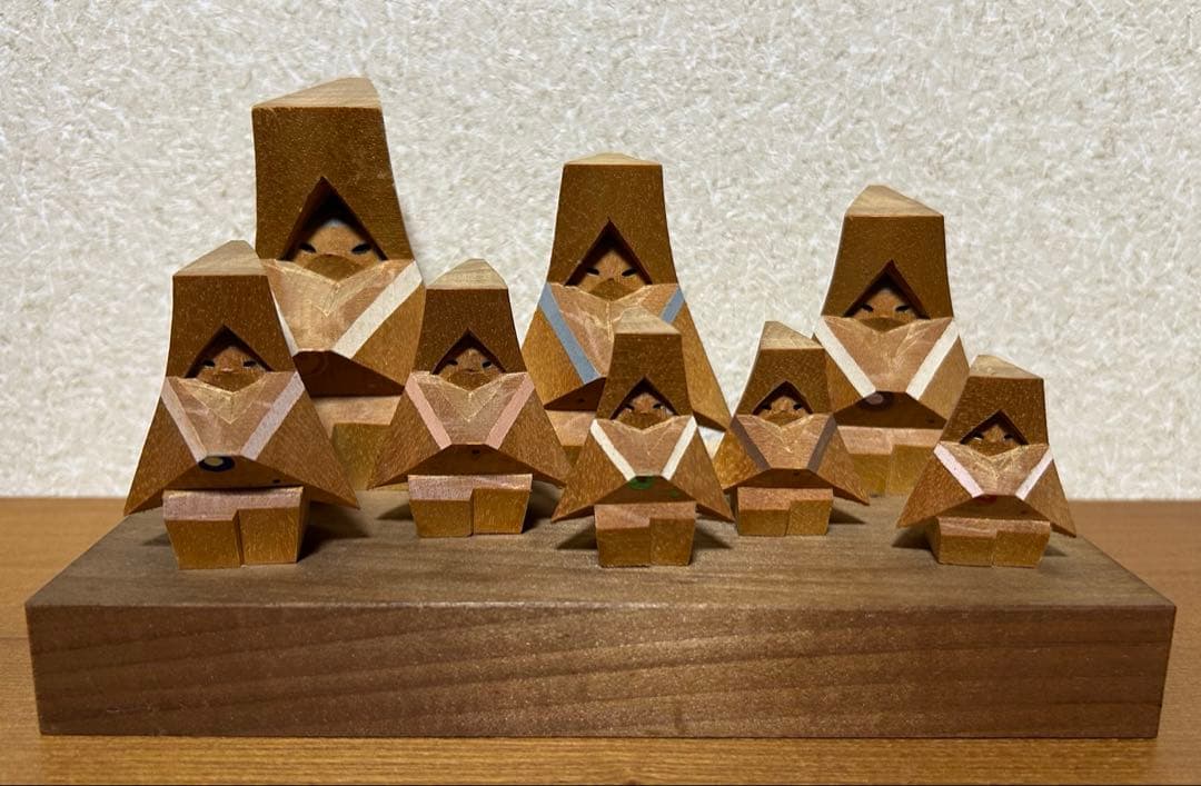 郷土玩具　民芸品　越前大野　雪人形　廃絶　前田芳雲　刀