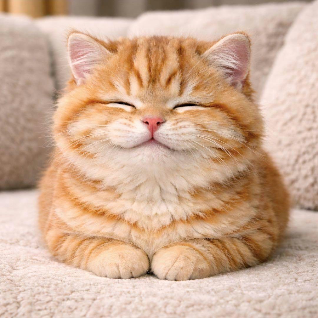 もふもふねこちゃんパネル生地　ハンドメイド