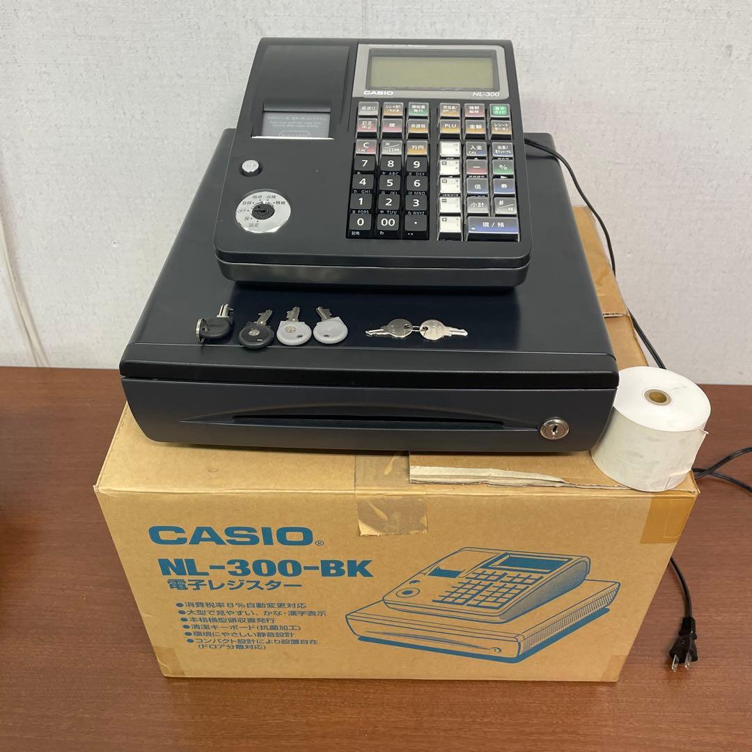 ❶動作確認済み CASIO 電子レジスター NL-300-BK