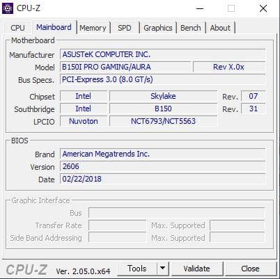 マザーボード ASUS B150I PRO GAMING/AURA (Mini-ITX)