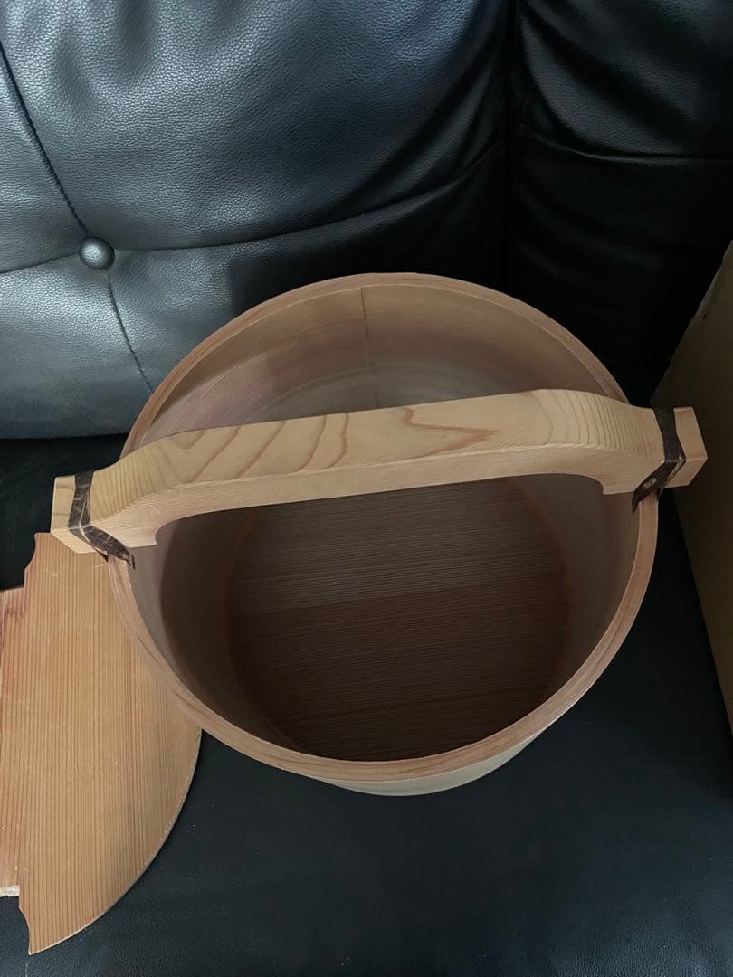 茶道　湯桶　茶道具 共箱