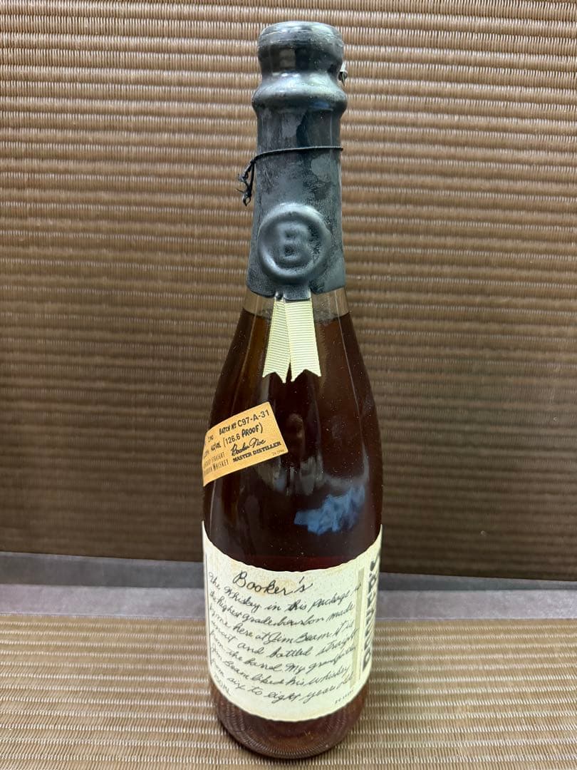 Booker's ブッカーズ バーボンウイスキー 750ml 未開栓