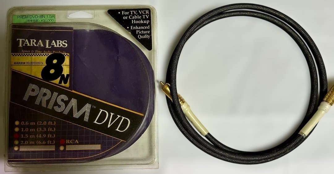 TARA LABS PRISM DVD-8N 1.5m RCAケーブル