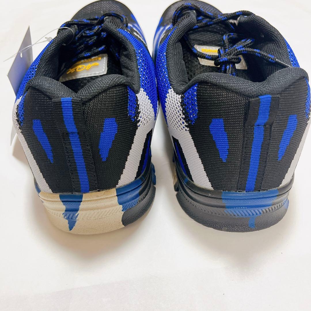 安全靴 スニーカー スポーツ 迷彩 セーフティシューズ ブルー