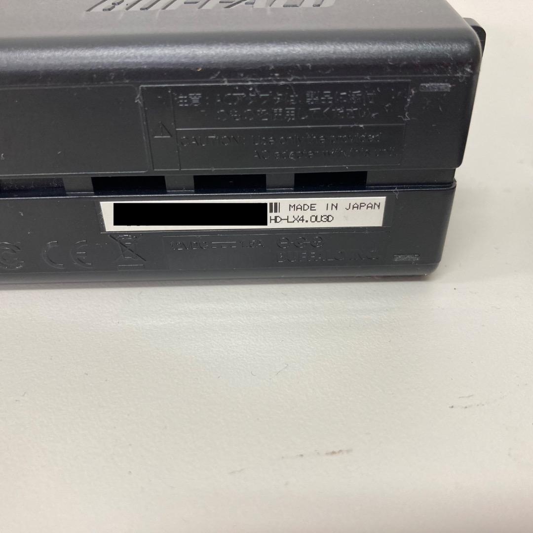 BUFFALO 外付HDD 4TB HD-LX4.0U3D USB3.0 AC付