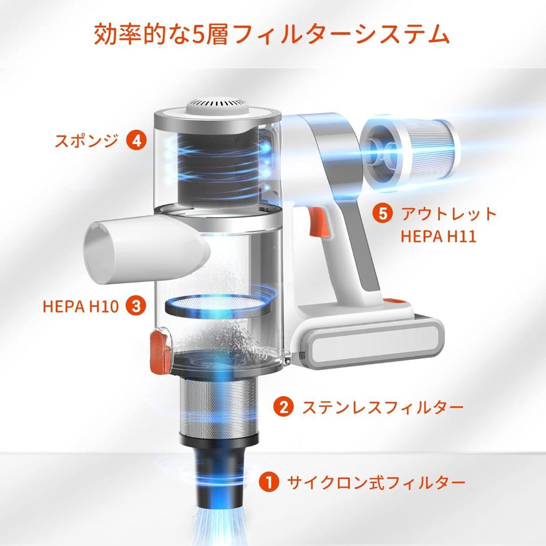 コードレス スティッククリーナー 30000pa