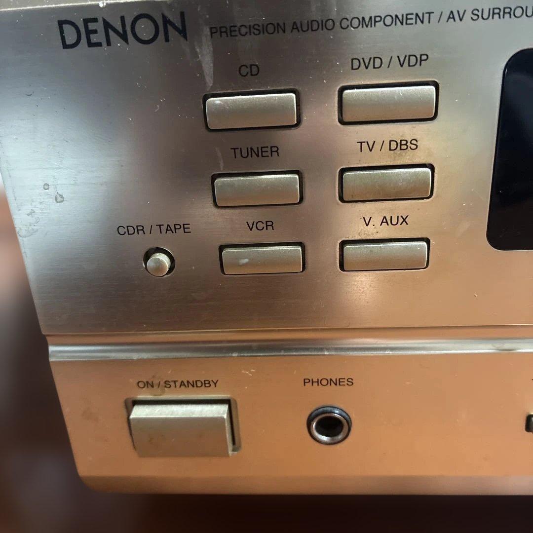 DENON AVC-1550 AVアンプ 動作確認済み 純正リモコン