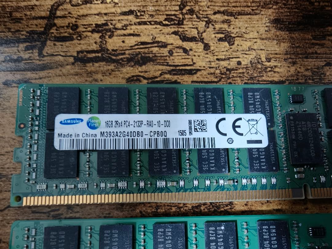 SUMSUNG メモリ 16GB 2R×4 4枚セット
