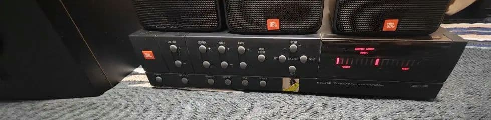 JBL ESC200 アンプ　スピーカー　サラウンド セット 5.1チャンネル