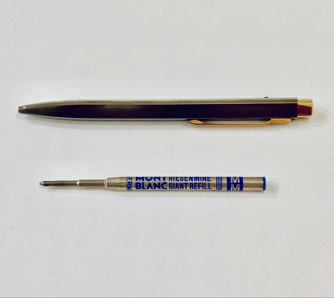 レア◆モンブラン高級ボールペン レオナルド MONTBLANC 1980sグレー