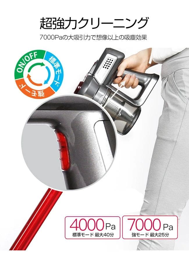 ★値下げ★新品未開封★Dibea C17 コードレスサイクロンクリーナー 本体