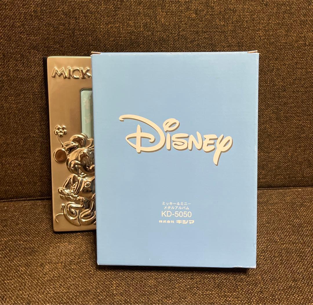 平成レトロ　ディズニー　ミッキー＆ミニー　メタルアルバム　フォトフレーム　レア