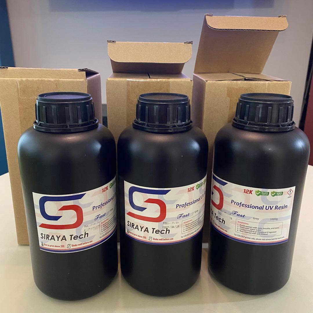 SIRAYA Tech Professional UV Resin 1kg 3本