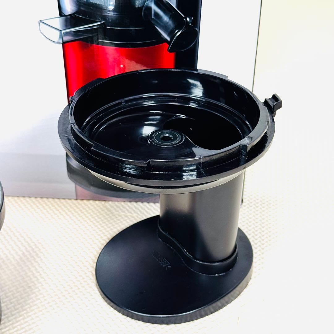 【美品】パナソニック ジューサー メタリックレッド MJ-L400-R