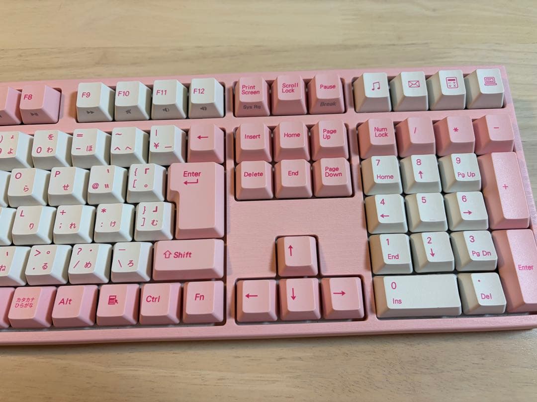 Varmilo アミロ メカニカルキーボード 赤軸 日本語配列フルサイズ桜ピンク