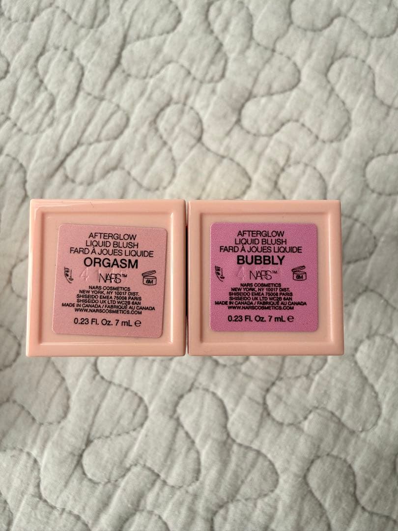 【新品】NARS アフターグロー リキッドチーク デュオ 7ml×2　アメリカ