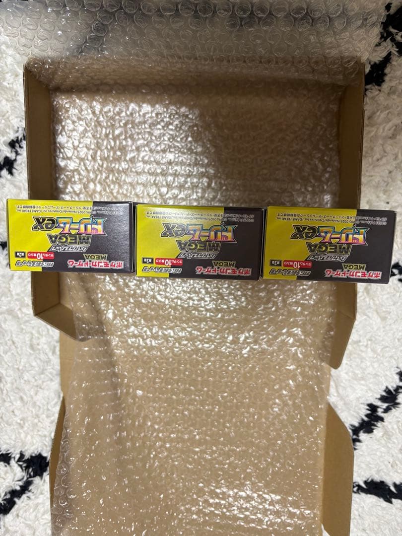 【ペリペリあり】　メガドリームex 3BOX シュリンクなし