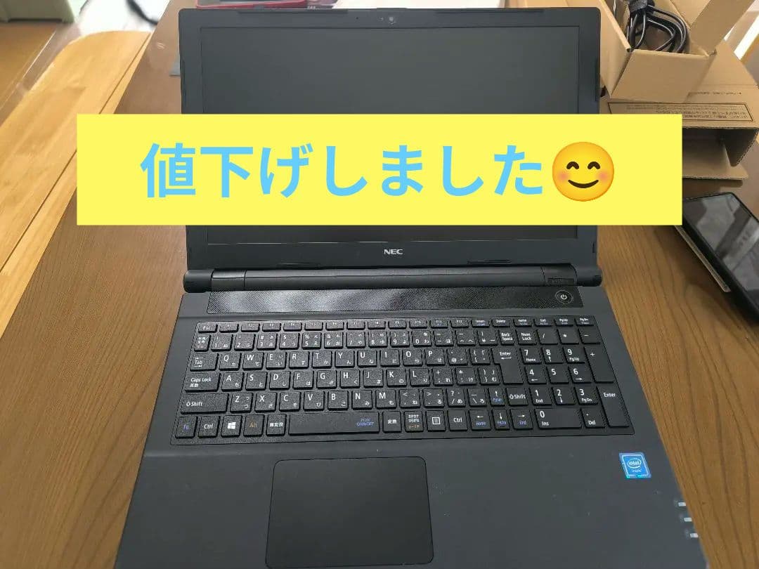 NEC ノートPC 英語配列キーボード ACアダプター付