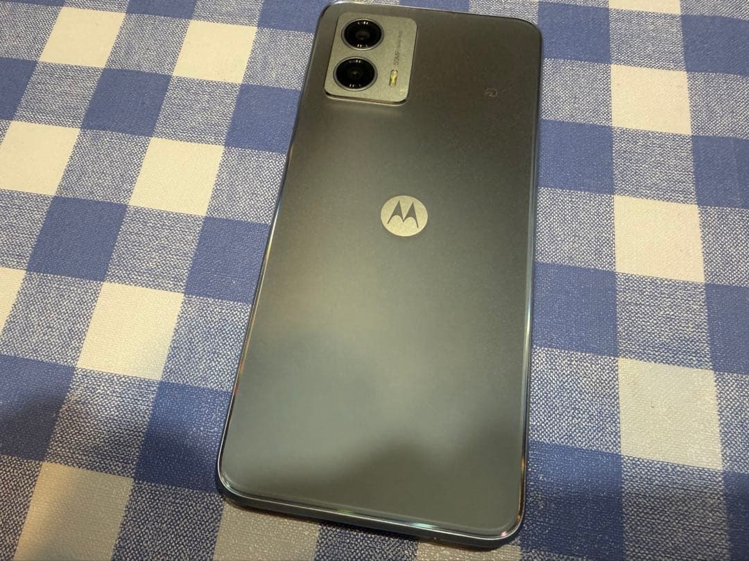Motorola moto g53yスマートフォン シルバー箱付き