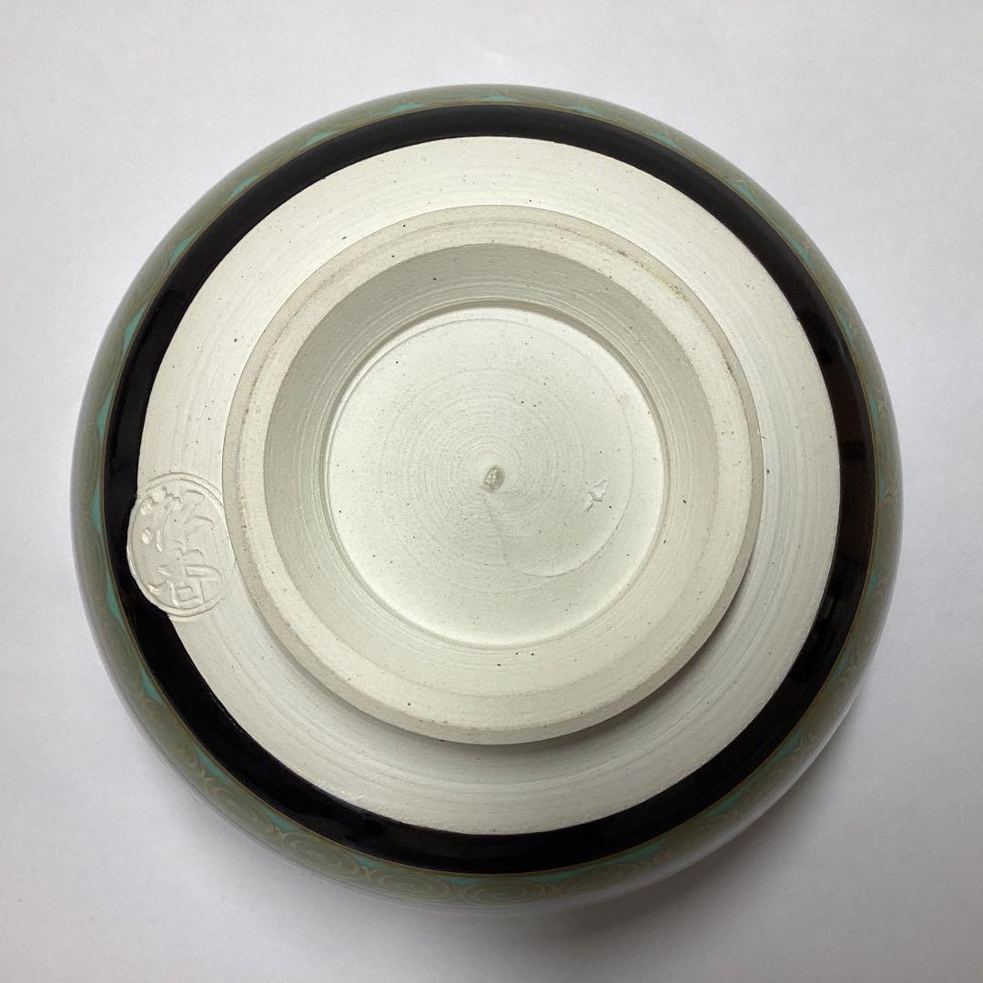 茶碗 菱 菊水 加藤松香 木箱入 茶道具 古物品