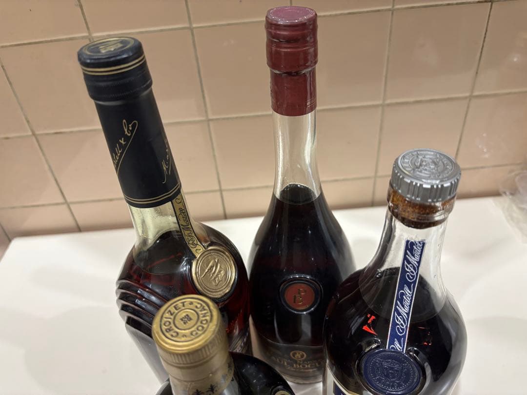 4本セット　MARTELL PAUL BOCUSE CRIZET ブランデー