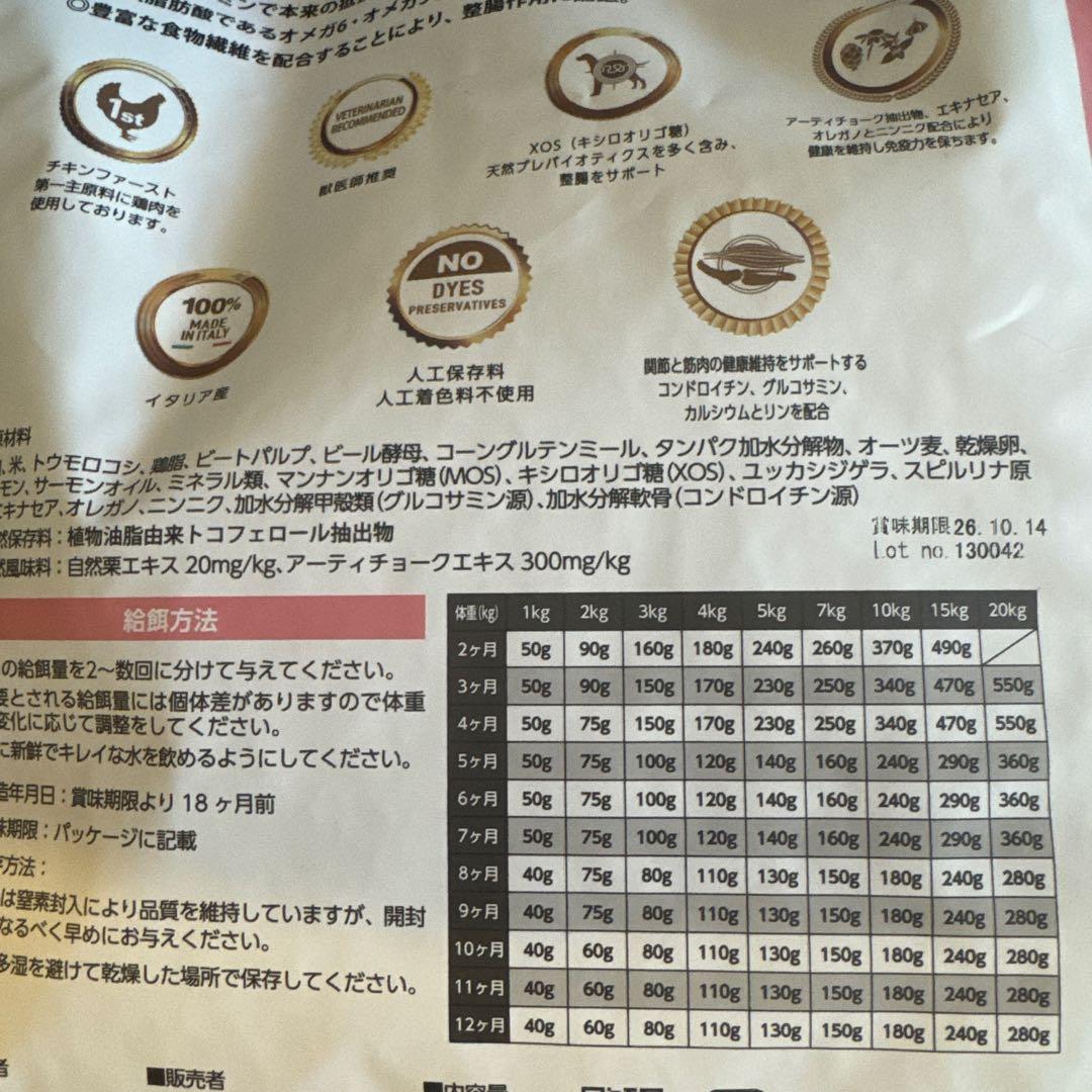 ヒロ3kg × 4袋