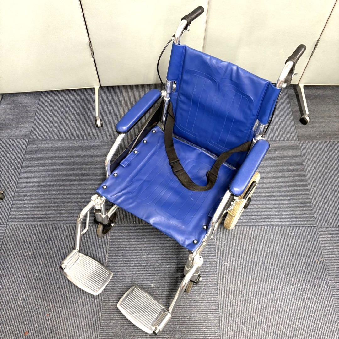 YJ16) アルミ 軽量 介助用 車椅子 車イス 折りたたみ コンパクト